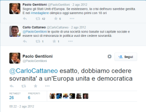 Paolo Gentiloni: cedere sovranità