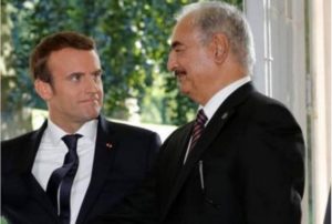 crisi libica - Macron e Haftar