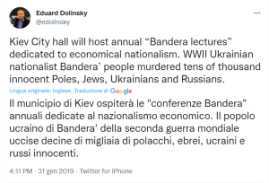 Nazismo in Ucraina - Eduard Dolinsky 2019